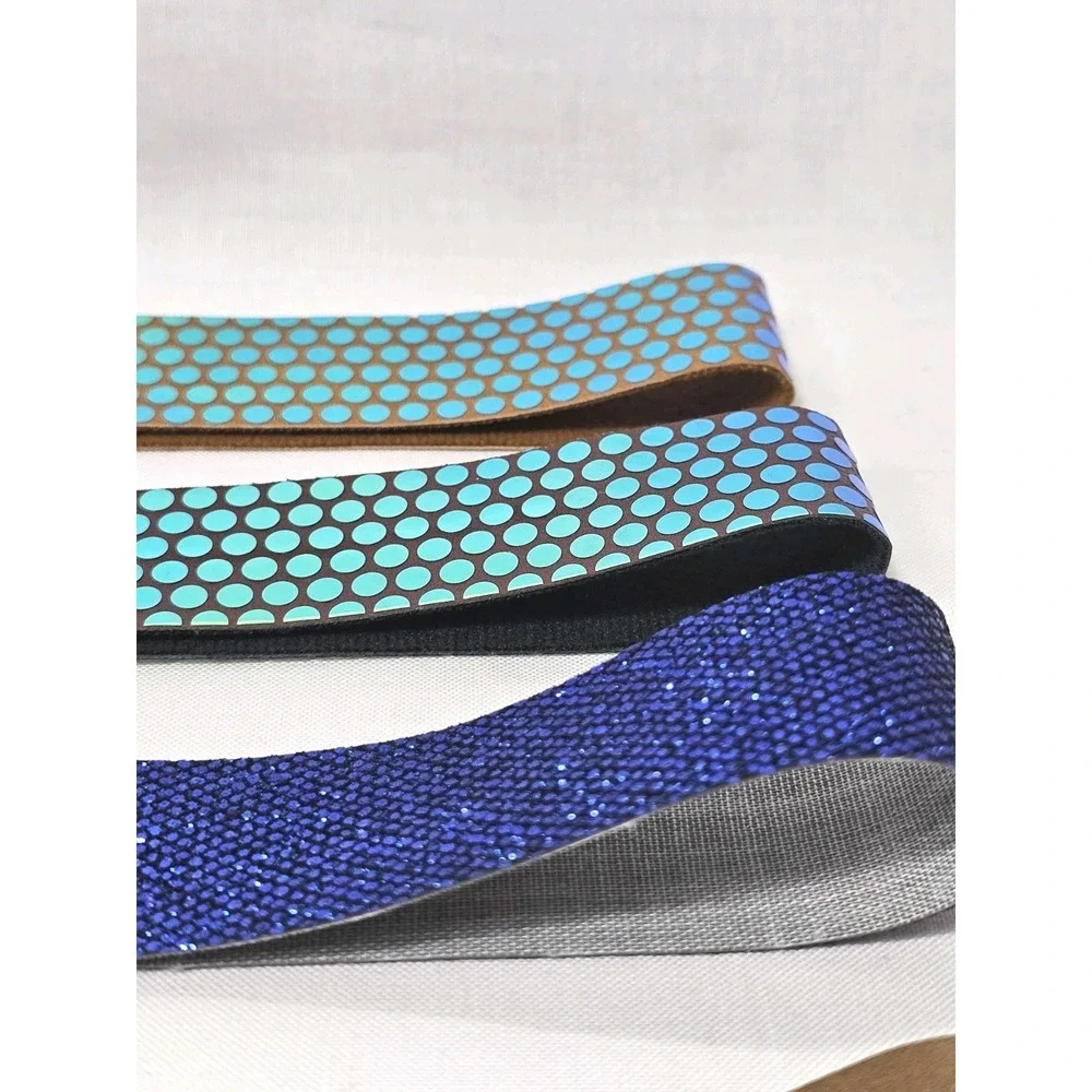 Lot Of 5 Country Blessings Colorful Fun faux leather key fob‎ wristlets Sparkle